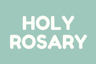 Holy Rosary stamp